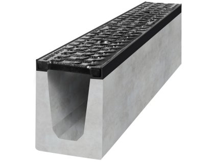 odvodnovaci betonovy zlab bielbet b125 litinova mriz 1000 x 150 x 200 mm