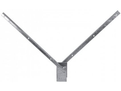 Bavolet pro sloupek PILODEL pozinkovaný oboustranný 60 x 40 mm