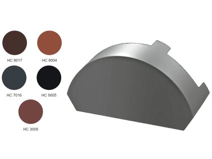 69936 zaslepka obleho hrebenace plechova stresni krytina bp2 herculit