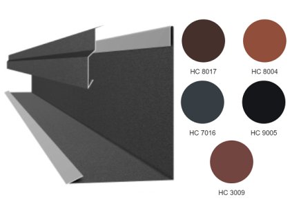 69864 3 spodni lemovani ke zdi s dilatacni listou hc