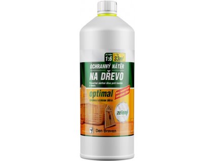 Ochranný nátěr na dřevo OPTIMAL 1 kg DEN BRAVEN