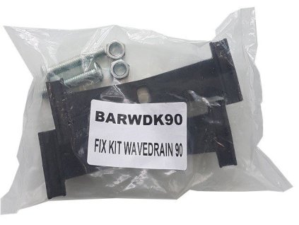24244 fixacni sada pro plastovy zlab wavedrain 120 x 90 mm