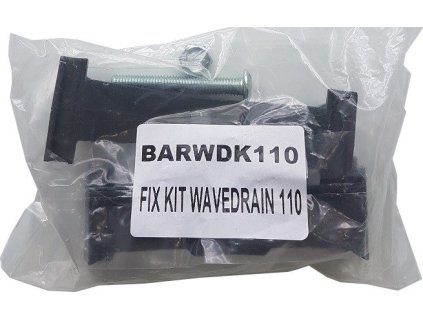 24247 fixacni sada pro plastovy zlab wavedrain 120 x 110 mm