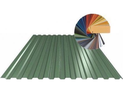 Omak Line Plechová fasádní krytina T14 0,5 PU lesk 55μm