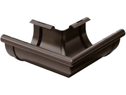 29296 4 roh vnejsi pro okapovy zlab proaqua ral 8017 hnedy