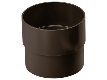 29332 4 spojka jednohrdlova pro okapovy svod proaqua ral 8017 hneda