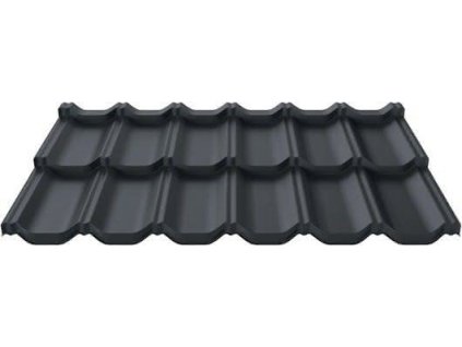 Plechová krytina Blachotrapez GERMAN taška 350 mm RAL lesklá - metráž