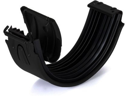 Spojka pro okapový žlab EVROMAT 250 mm pozinkovaná lakovaná RAL 9005 černá