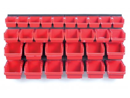 zavesny panel s 30 boxy na naradi orderline 800x165x400
