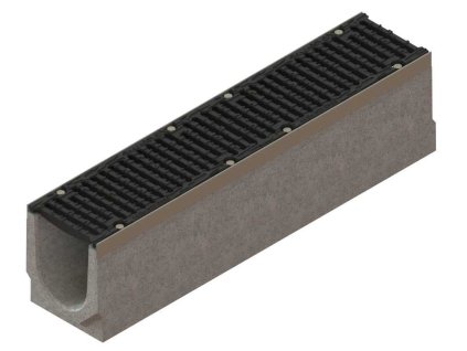 odvodnovaci betonovy zlab vodaland pro d400 s litinovou mrizi 1000 x 210 x 260 mm