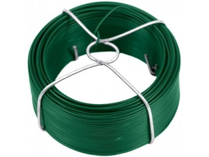 Vázací drát Zn + PVC 60 m zelený 1,4 mm Pilecký