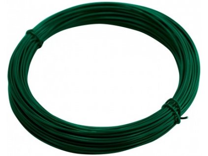 Vázací drát Zn + PVC 24 m zelený 1,4 mm Pilecký