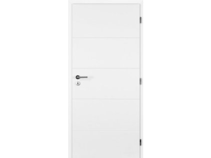12514 2 DOORNITE dvere bile vnitrni profilovane quatro 90 cm