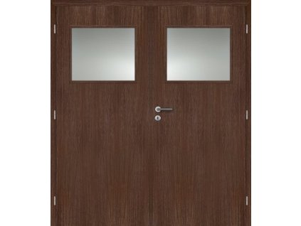 13138 24 vnitrni dvere 125 cm DOORNITE sklo 1 3 dvoukridle