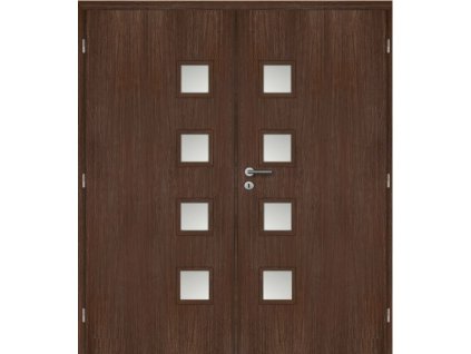 13438 5 interierove dvere folie DOORNITE 185 cm giga sklo dvoukridle
