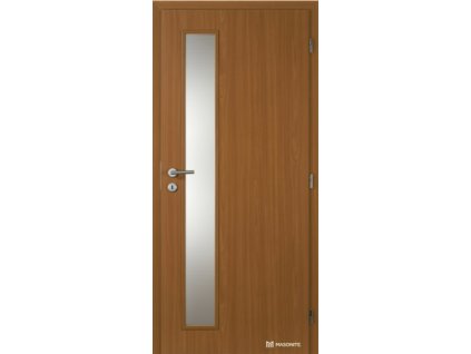 Interiérové dveře MASONITE laminované 60 cm VERTIKA sklo