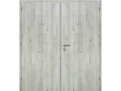 MASONITE dveře interiérové 180 cm folie QUADRA dvoukřídlé laminované