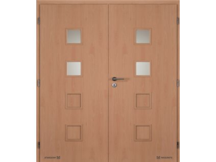 Interiérové dveře CPL lamino MASONITE 125 cm QUADRA 2