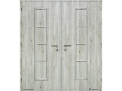 Interiérové dveře folie 180 cm Masonite AXIS dvoukřídlé laminované