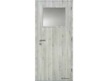 DOORNITE Protipožární dveře 110 cm 1/3 sklo laminované EW60