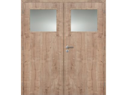 DOORNITE Protipožární dveře 180 cm 1/3 sklo laminované EW60