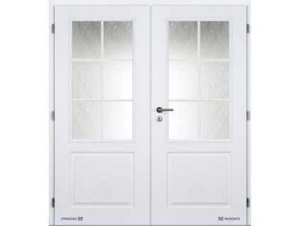 16744 dvere interierove DOORNITE 145 cm aulida bile por dvoukridle
