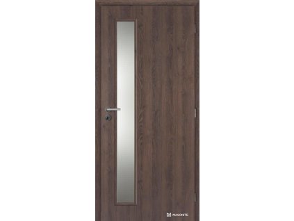 Dveře interiérové Vertika sklo 90 cm CPL laminát Deluxe DTD DOORNITE