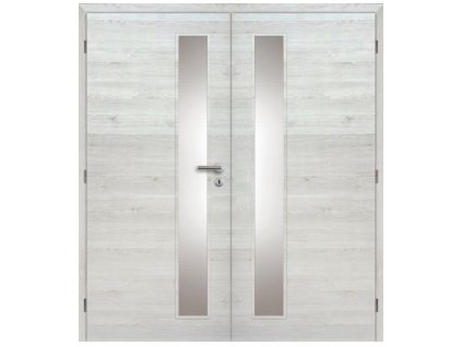 Dveře interiérové Vertika sklo 165 cm CPL laminát Deluxe DTD DOORNITE