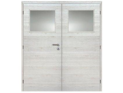 Dveře interiérové 1/3 sklo 145 cm CPL laminát Deluxe DTD DOORNITE