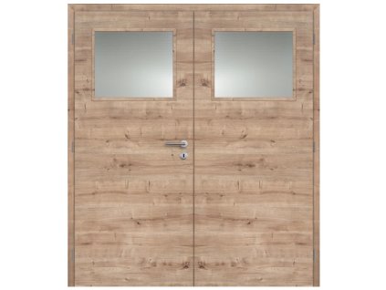 Dveře interiérové 1/3 sklo 160 cm CPL laminát Deluxe DTD DOORNITE