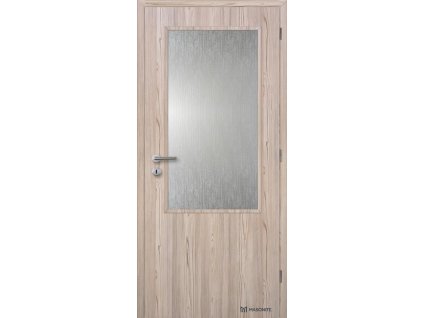 Dveře interiérové 2/3 sklo 70 cm CPL laminát Deluxe DTD DOORNITE