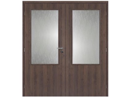 Dveře interiérové 2/3 sklo 125 cm CPL laminát Deluxe DTD DOORNITE