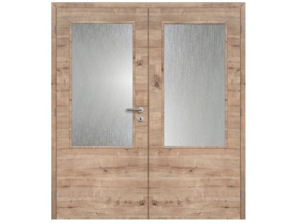 Dveře interiérové 2/3 sklo 165 cm CPL laminát Deluxe DTD DOORNITE