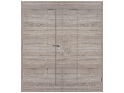 Dveře interiérové Vertika plné 160 cm CPL laminát Deluxe DTD DOORNITE