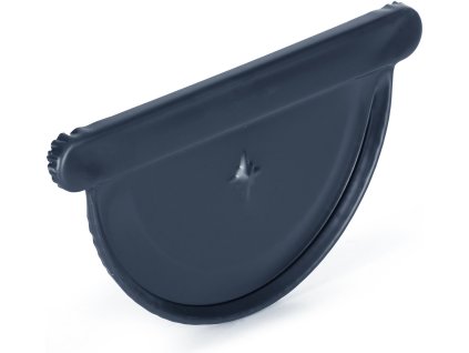 Čelo pro okapový žlab EVROMAT 333 mm pozinkované lakované RAL 7016 antracit