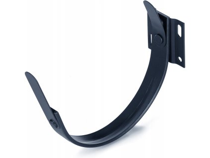 Hák čelový pro okapový žlab EVROMAT 333 mm pozinkovaný lakovaný RAL 7016 antracit