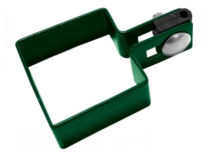 79102 objimka plotoveho panelu pilofor pro sloupek pilofor poplastovana koncova 60 x 60 mm zelena