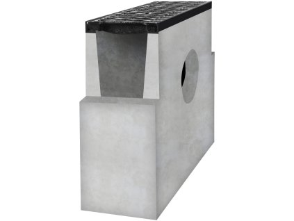 sberna betonova vpust bielbet e600 s litinovou mrizi 500 x 250 x 700 mm 200 mm