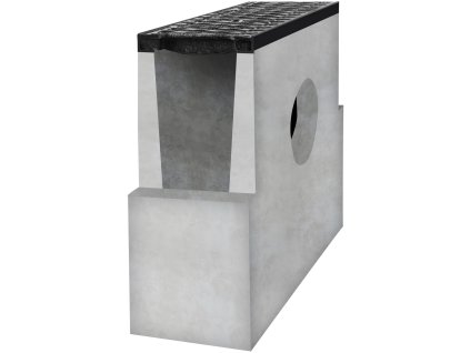 sberna betonova vpust bielbet e600 s litinovou mrizi 500 x 250 x 700 mm 300 mm