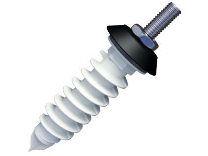 trn s hmozdinkou a krytkou k objimce m10 pro okapovy svod evromat 160 mm