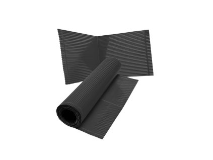 Úžlabí střechy v roli černá