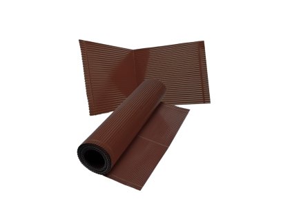 Úžlabí střechy v roli hnědá