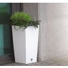 Plastové květináče Rato Square bílý 40 x 40 cm