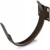 Hák čelový pro okapový žlab EVROMAT 333 mm pozinkovaný lakovaný RAL 8017 hnědý