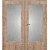 13558 6 DOORNITE dvere interierove 125 cm sklo 3 4 dvoukridle dtd laminovane