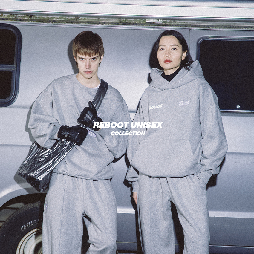 REBOOT UNISEX BLACK & GREY