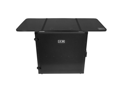 Ultimate Fold Out DJ Table Black MK2 Plus (Wheels)