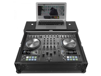 Ultimate Flight Case NI Kontrol S4 MK3 Black Plus (Laptop shelf)