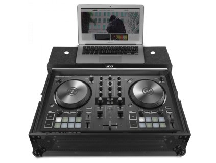 Ultimate Flight Case NI Kontrol S2 MK3 Black Plus (Laptop shelf)