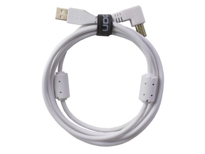 Ultimate Audio Cable USB 2.0 A-B White Angled 3m